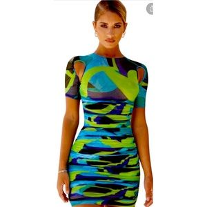 Houseofcb mini dress Size L. Runs true to size, light stretch.